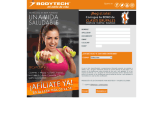 promo.bodytech.com.co screenshot