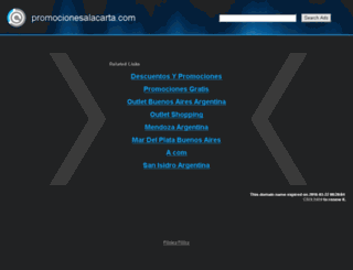 promocionesalacarta.com screenshot