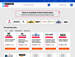 promocodechef.com screenshot