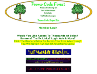 promocodeforest.com screenshot