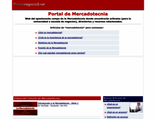 promonegocios.net screenshot