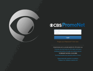 promonet.cbs.com screenshot