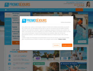 promosejours.com screenshot