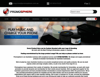 promosphere.com.au screenshot