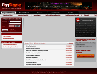 promoter.webmmo.com screenshot