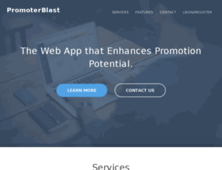 promoterblast.com screenshot
