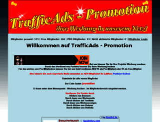 promotion.trafficads.de screenshot