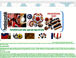 promotional-soccerballs.com screenshot