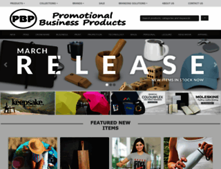 promotionalbusinessproducts.com.au screenshot