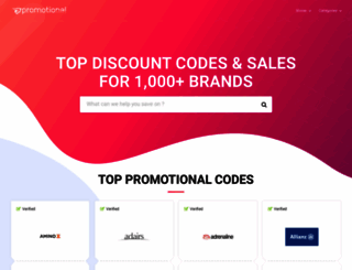 promotionalcodes.com.au screenshot