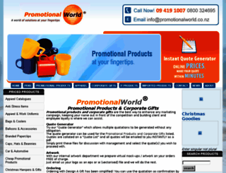 promotionalproduct.co.nz screenshot