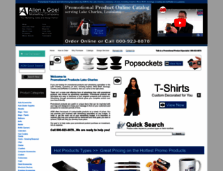 promotionalproductslakecharles.com screenshot