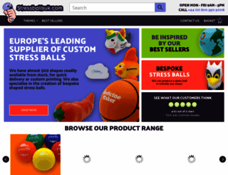 promotionalstressballs.co.uk screenshot