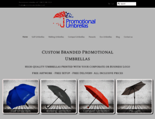 promotionalumbrellasshop.co.uk screenshot