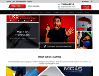 promotionalusb.com.au screenshot