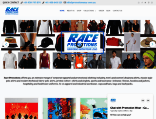 promotionwear.com.au screenshot