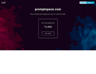 promptspace.com screenshot