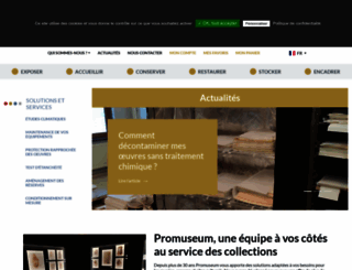 promuseum.fr screenshot