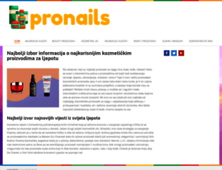 pronails.hr screenshot