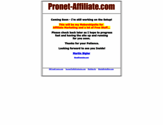 pronet-affiliate.com screenshot