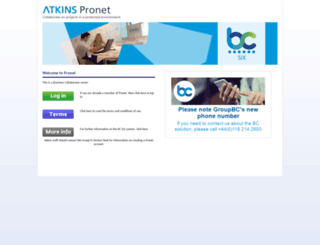 pronet.atkinsglobal.com screenshot