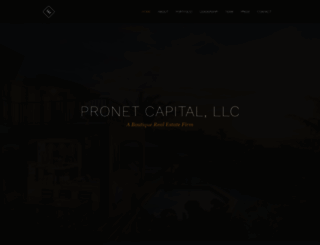 pronetcapital.com screenshot