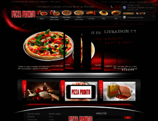 pronto-pizzas.com screenshot