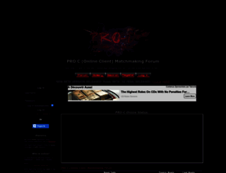 proonline.forumotion.com screenshot