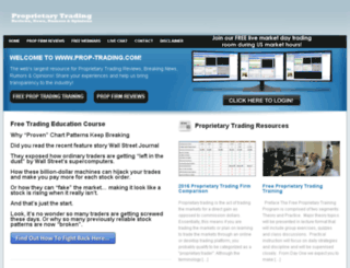 prop-trading.com screenshot
