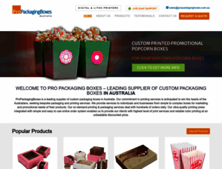 propackagingboxes.com.au screenshot