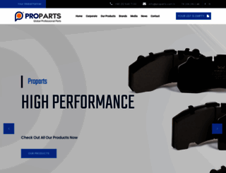 proparts.com.tr screenshot
