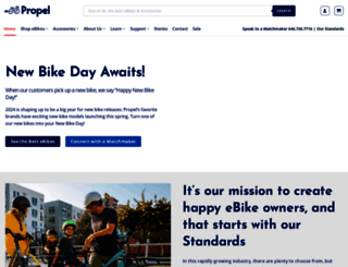 propelbikes.com screenshot