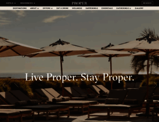 properhotel.com screenshot