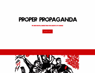 properpropaganda.net screenshot