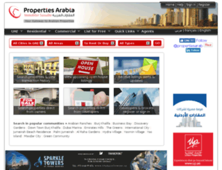 propertiesarabia.com screenshot