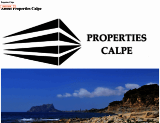propertiescalpe.com screenshot