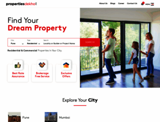 propertiesdekho.com screenshot