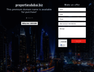 propertiesdubai.biz screenshot
