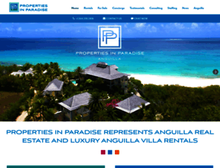 propertiesinparadiseaxa.com screenshot