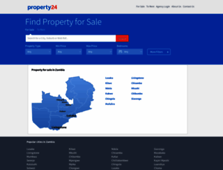 property24.co.zm screenshot