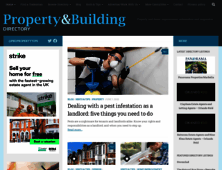 propertyandbuildingdirectory.co.uk screenshot