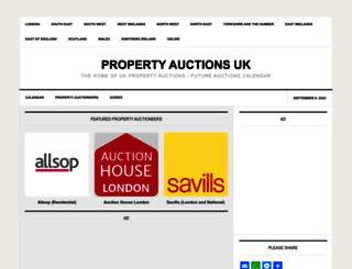 propertyauctions.uk screenshot