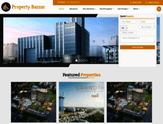 propertybazzar.co.in screenshot