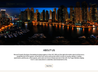 propertyboutique.ae screenshot