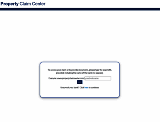 propertyclaimcenter.com screenshot