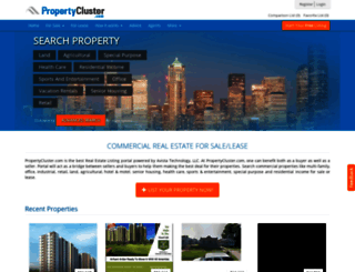 propertycluster.com screenshot