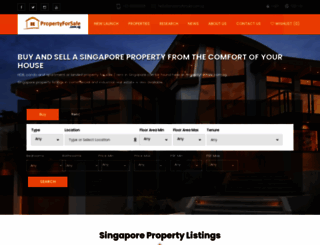 propertyforsale.sg screenshot