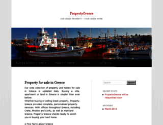 propertygreece.com screenshot