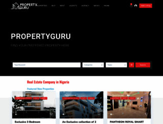 propertyguru.com.ng screenshot