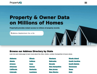propertyiq.com screenshot